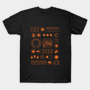 Vintage Analog Synth Controls T-Shirt